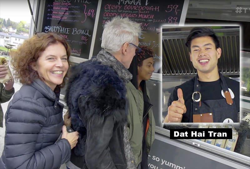 Dat Hai Tran lagar sund thaimat - Foto: Arnt-Olav Enger, TV Helse