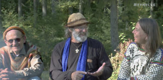 Geir Flatabø, Paul Stamets och Anne Elisabeth Scheen. Foto: Arnt-Olav Enger, TV Helse