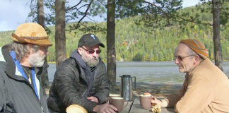 Paul Stamets, Jerry Angelini och Geir Flatabø. Foto: Arnt-Olav Enger, TV Helse Norge