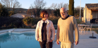 Agneta Schnittger och Ingemar Ljungqvist, Mas Rabassan, februari 2020, Provence. Foto: Torbjörn Sassersson